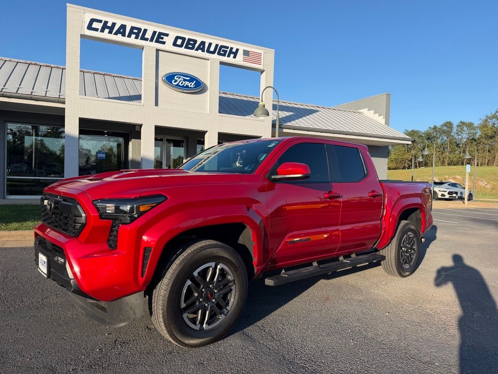 Red 2025 Toyota Tacoma Pickup Truck Four-Wheel Drive 8-Speed Automatic