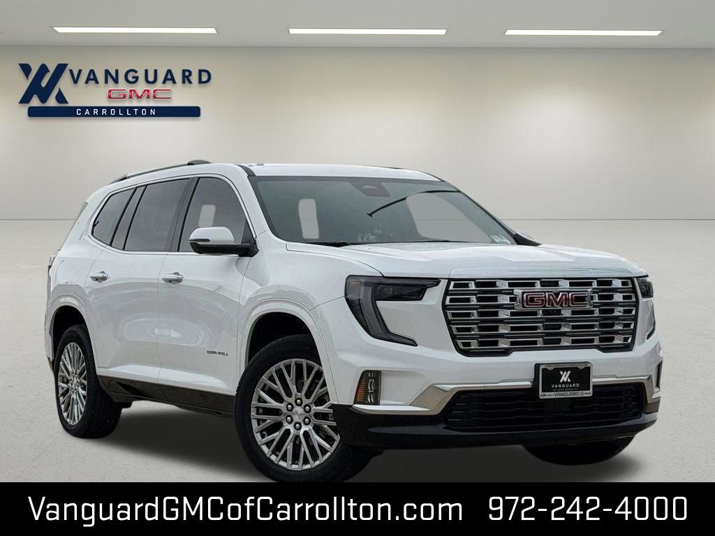 Summit White 2026 GMC Acadia SUV / Crossover Four-Wheel Drive 8-Speed Automatic