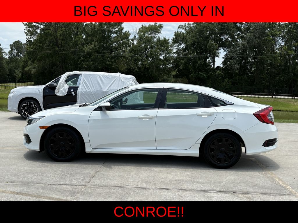 2016 Honda Civic LX White at North Houston Mitsubishi