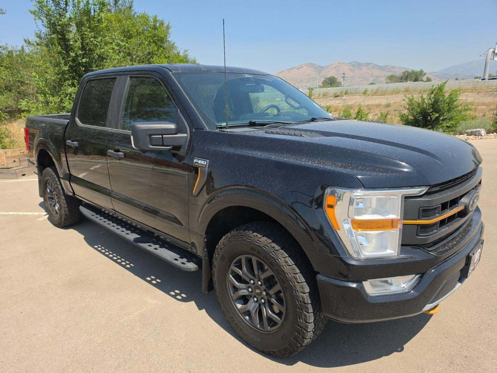 Black 2021 Ford F-150 Pickup Truck Four-Wheel Drive Automatic