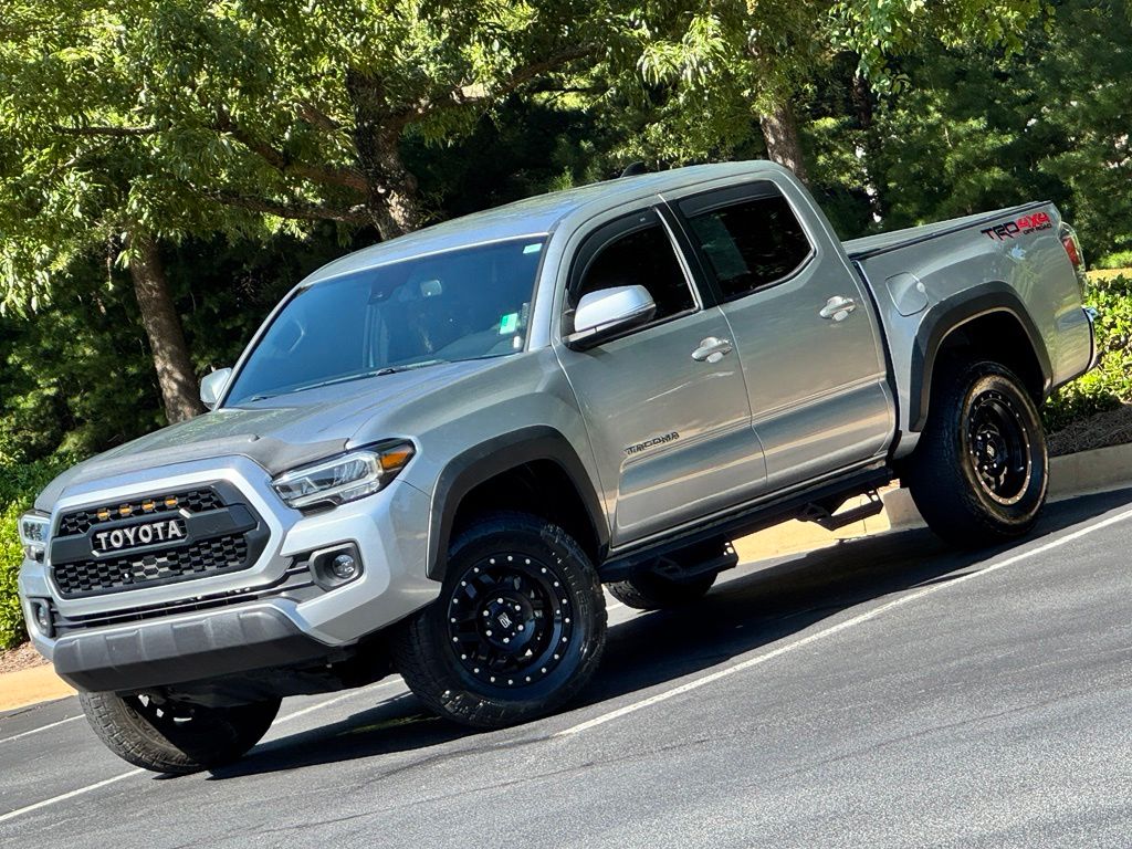 Celestial Silver Metallic 2022 Toyota Tacoma Pickup Truck Four-Wheel Drive 6-Speed Manual