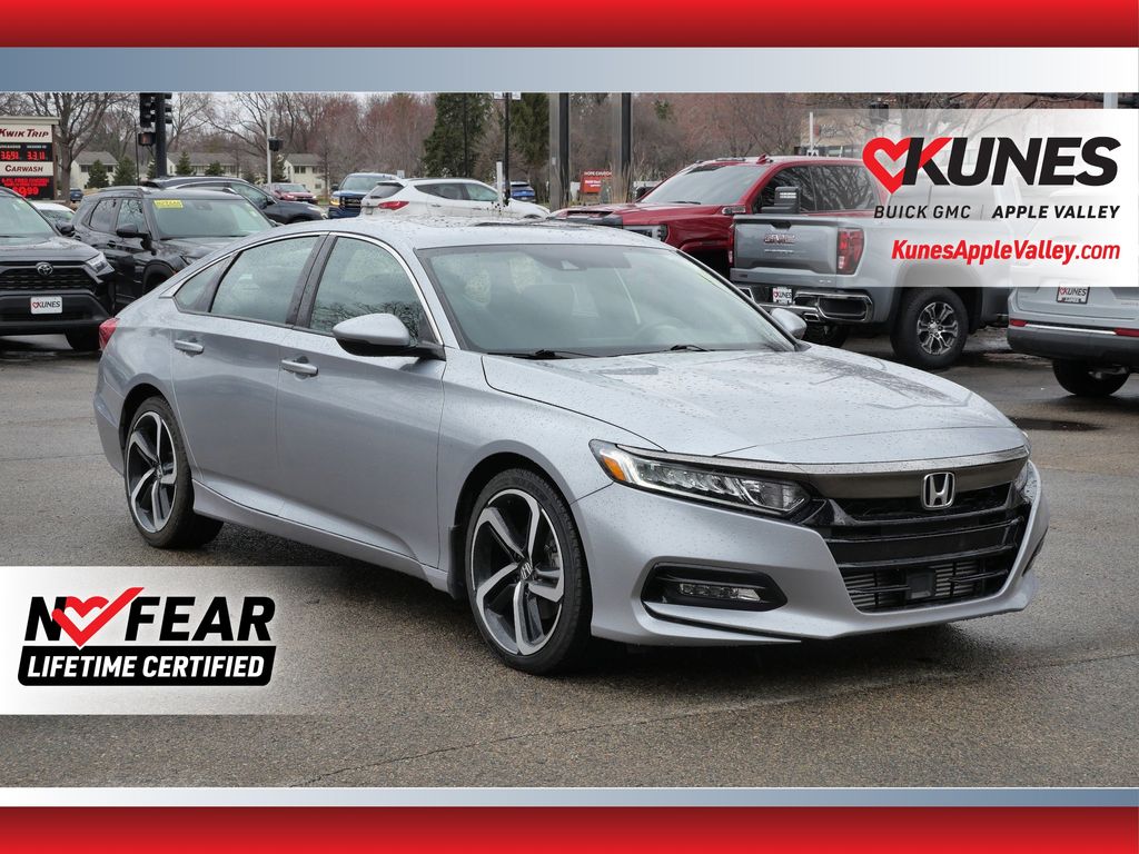 Silver 2020 Honda Accord 1.5T Sport FWD Sedan Front-Wheel Drive Continuously Variable Transmission