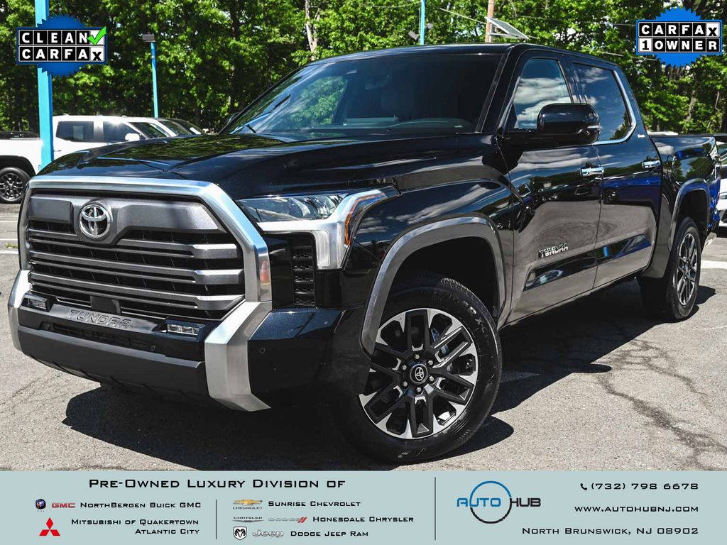 Midnight Black Metallic 2025 Toyota Tundra Pickup Truck Four-Wheel Drive Automatic