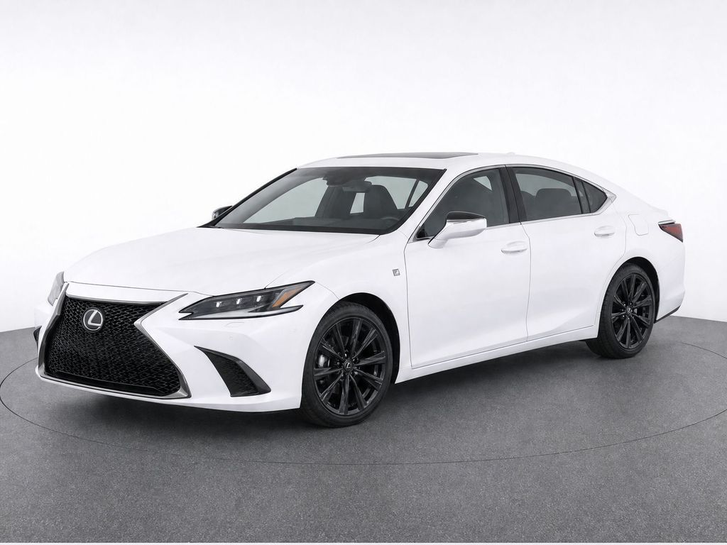 White 2024 Lexus ES Sedan 8-Speed Automatic