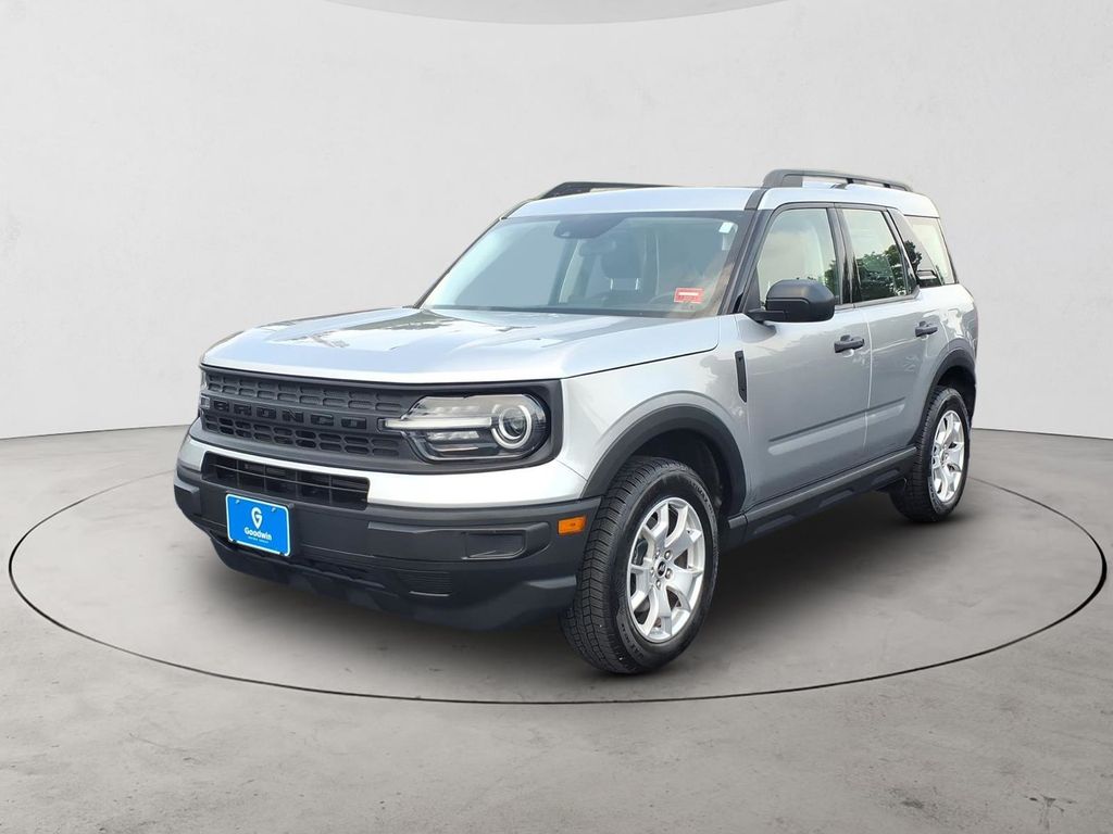 Silver Metallic 2021 Ford Bronco Sport SUV / Crossover All-Wheel Drive 8-Speed Automatic