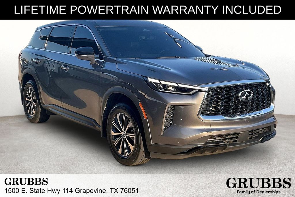 Gray (Graphite Shadow) 2024 INFINITI QX60 SUV / Crossover Front-Wheel Drive 9-Speed Automatic