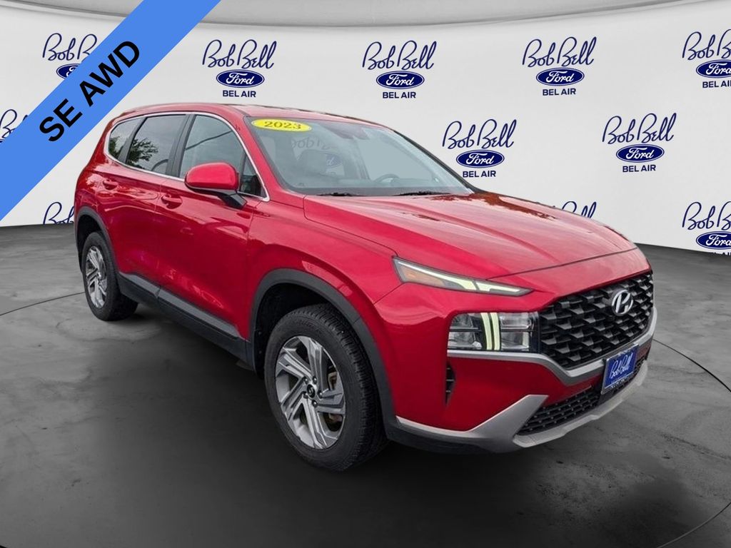Calypso Red 2023 Hyundai Santa Fe SUV / Crossover All-Wheel Drive 8-Speed Automatic