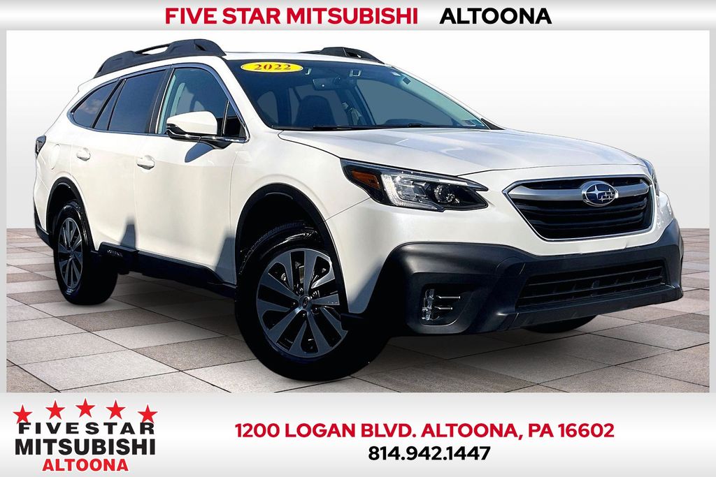 Crystal White Pearl 2022 Subaru Outback Premium AWD SUV / Crossover All-Wheel Drive Continuously Variable Transmission
