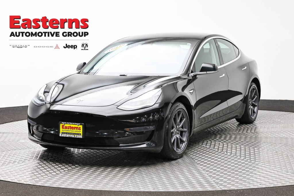 Black 2019 Tesla Model 3 Sedan All-Wheel Drive 1-Speed Automatic