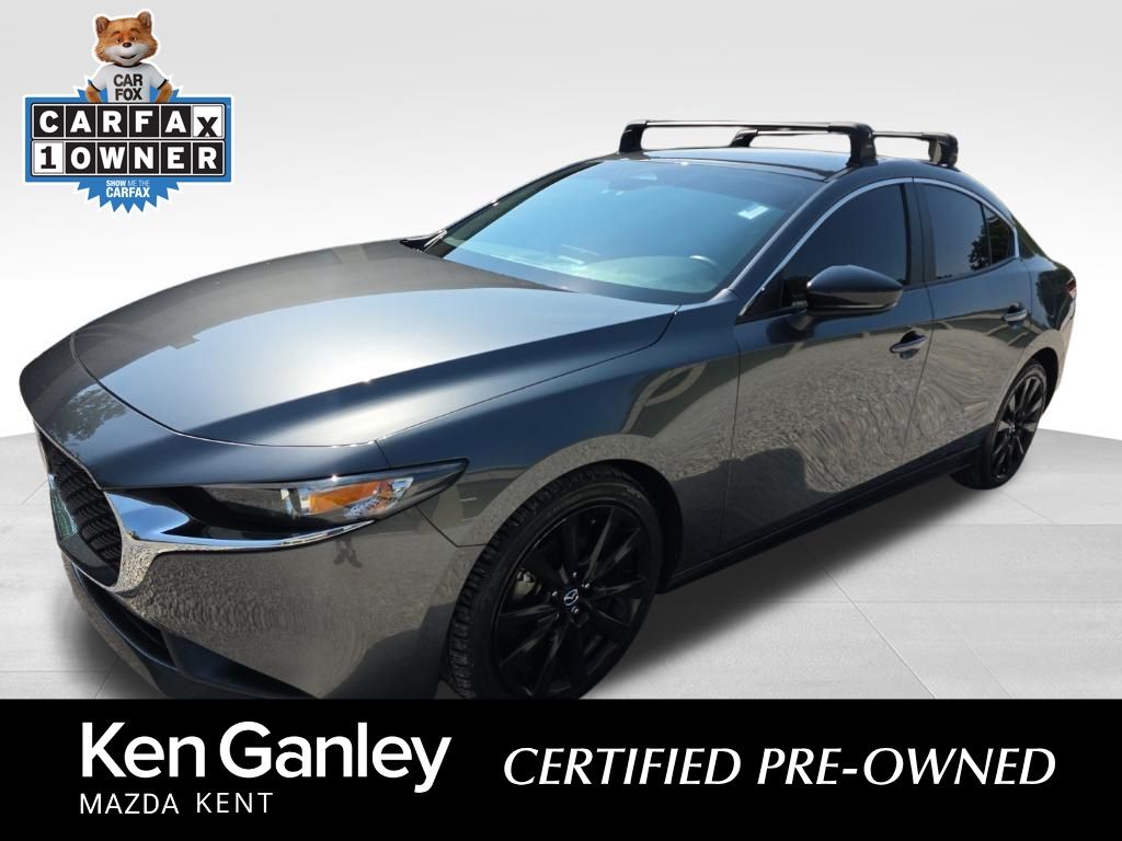 Machine Gray Metallic 2024 Mazda MAZDA3 Sedan Front-Wheel Drive 6-Speed Automatic
