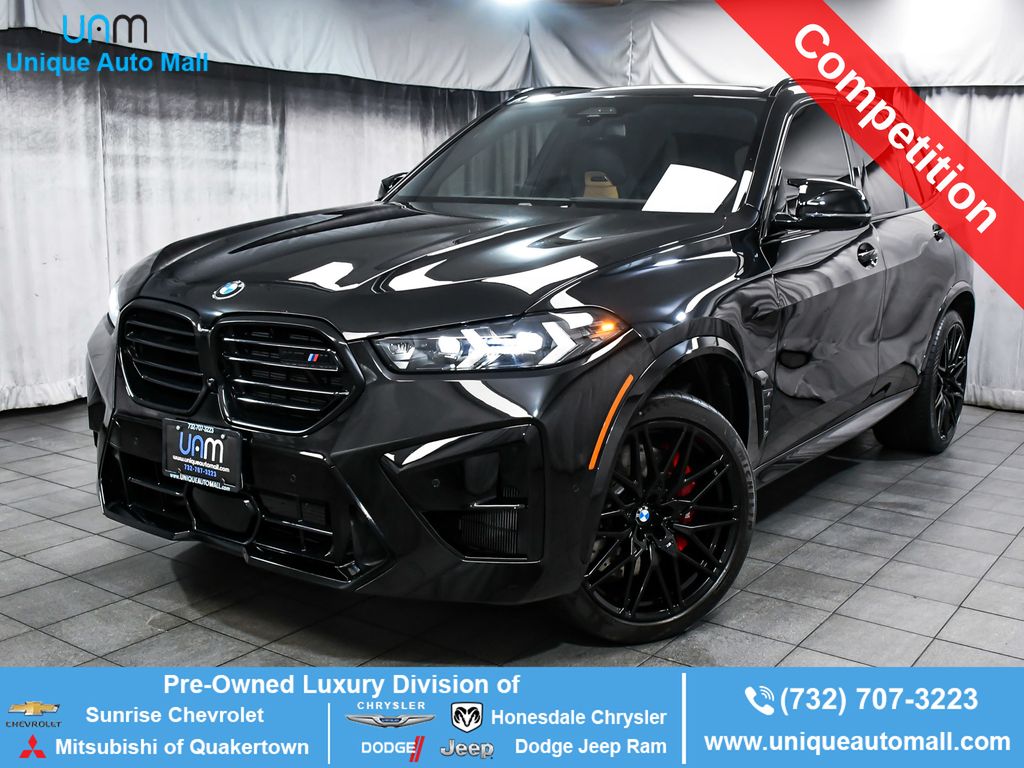 Black 2024 BMW X5 M SUV / Crossover All-Wheel Drive 8-Speed Automatic