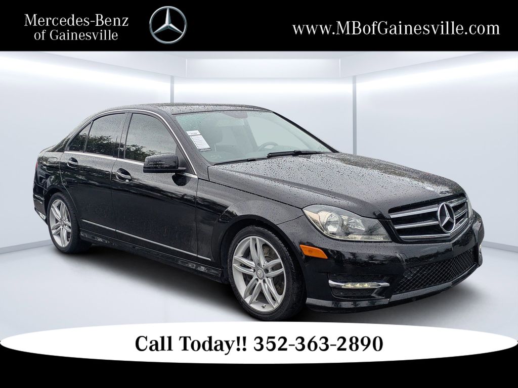 Black 2014 Mercedes-Benz C-Class C 300 Sport 4MATIC Sedan All-Wheel Drive 7-Speed Automatic