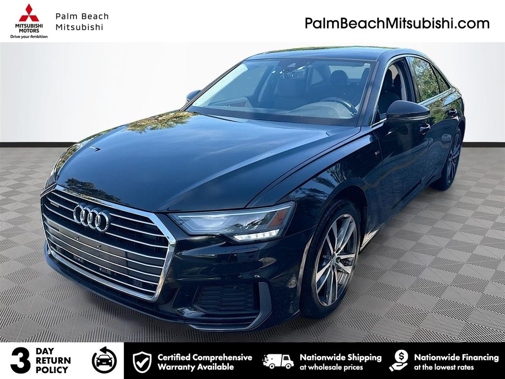 Gray Metallic 2019 Audi A6 55 TFSI quattro Premium Sedan AWD Sedan All-Wheel Drive 7-Speed Automatic