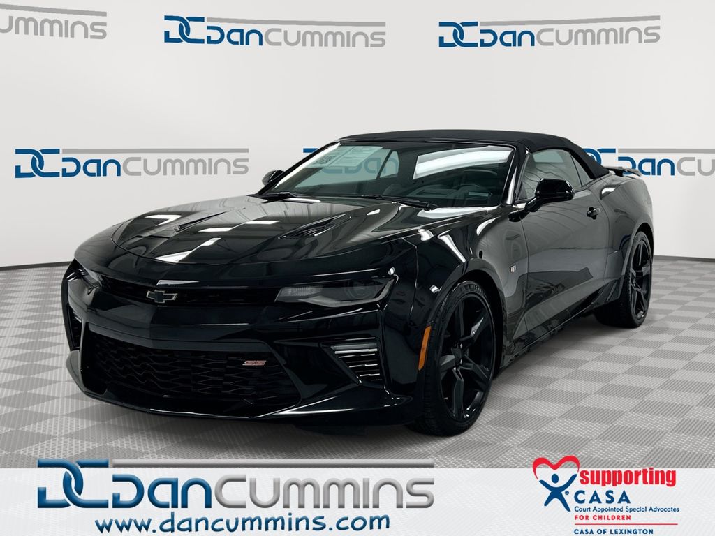 Black 2018 Chevrolet Camaro Convertible Rear-Wheel Drive 8-Speed Automatic
