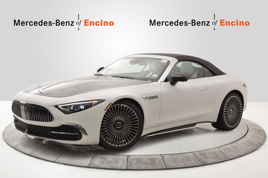 White Magno 2026 Mercedes-Benz SL-Class Mercedes-Maybach SL 680 Monogram Series 4MATIC Convertible All-Wheel Drive 9-Speed Automatic