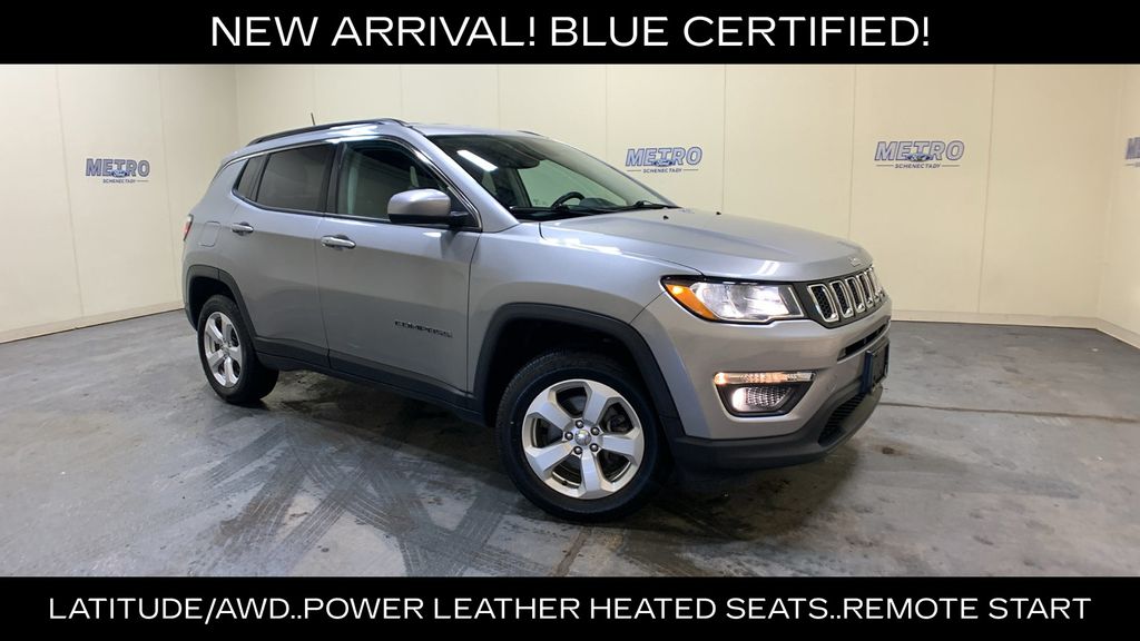 Billet Silver Metallic Clearcoat 2020 Jeep Compass Latitude 4WD SUV / Crossover Four-Wheel Drive 9-Speed Automatic