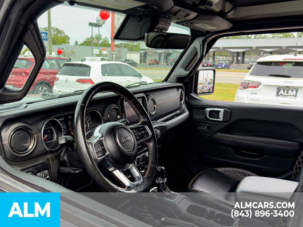 Used 2022 Black Clearcoat Jeep Unlimited Sahara High Altitude image 11