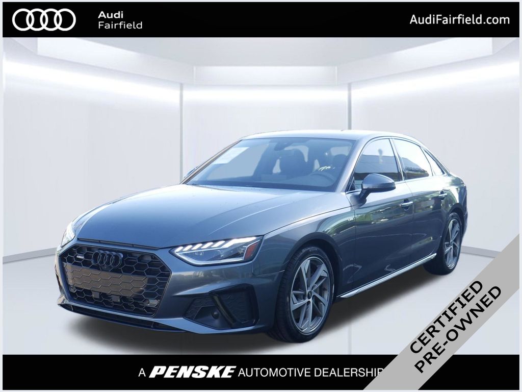 Daytona Gray Pearl Effect 2021 Audi A4 Sedan All-Wheel Drive 7-Speed Automatic