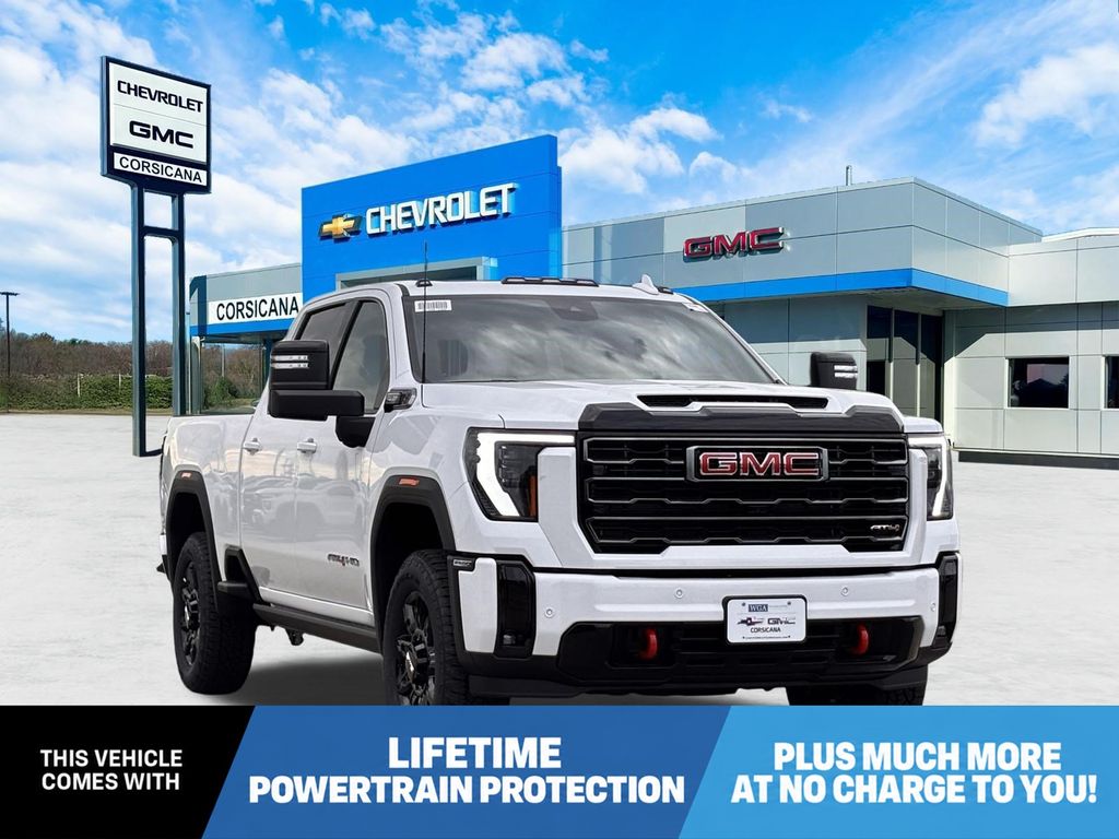 Summit White 2026 GMC Sierra 2500HD Pickup Truck Four-Wheel Drive Automatic