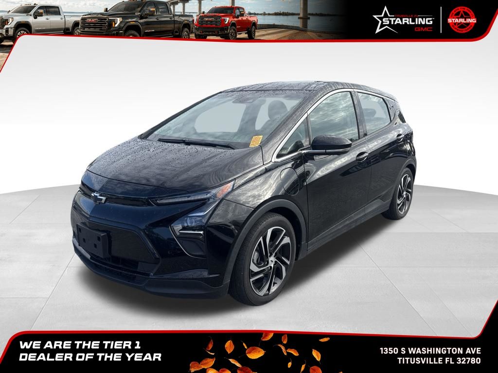 Mosaic Black Metallic 2022 Chevrolet Bolt EV Hatchback Front-Wheel Drive 1-Speed Automatic