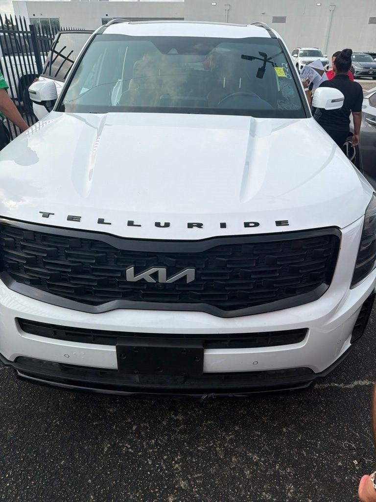 2022 Kia Telluride SX White at Joe Myers Mazda Kia