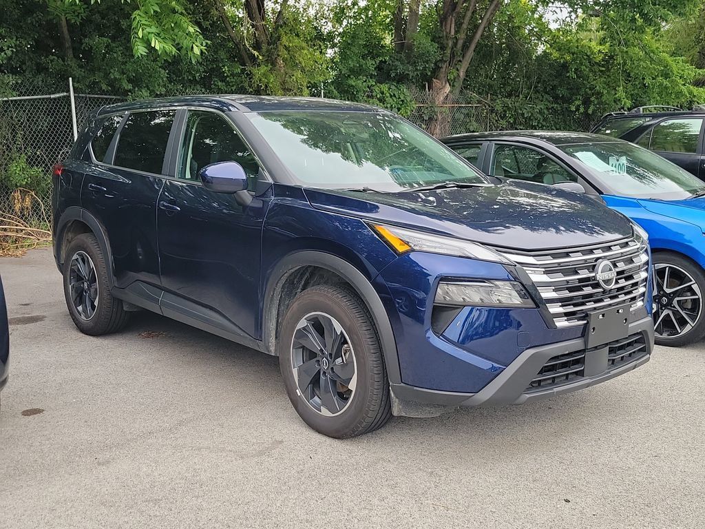 Deep Ocean Blue Pearl 2025 Nissan Rogue SUV / Crossover All-Wheel Drive Continuously Variable Transmission