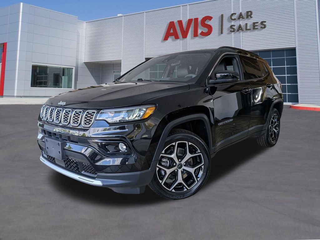 Black 2025 Jeep Compass Limited 4WD SUV / Crossover Four-Wheel Drive 8-Speed Automatic