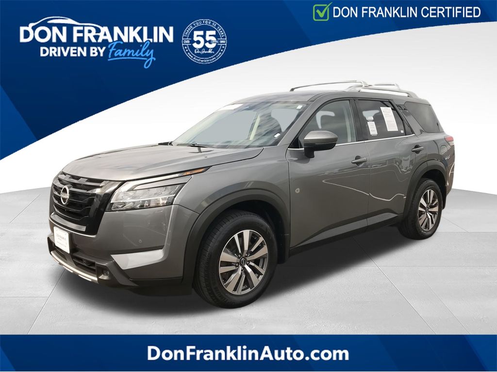 Gray (Gun Metallic) 2023 Nissan Pathfinder SL 4WD SUV / Crossover All-Wheel Drive 9-Speed Automatic