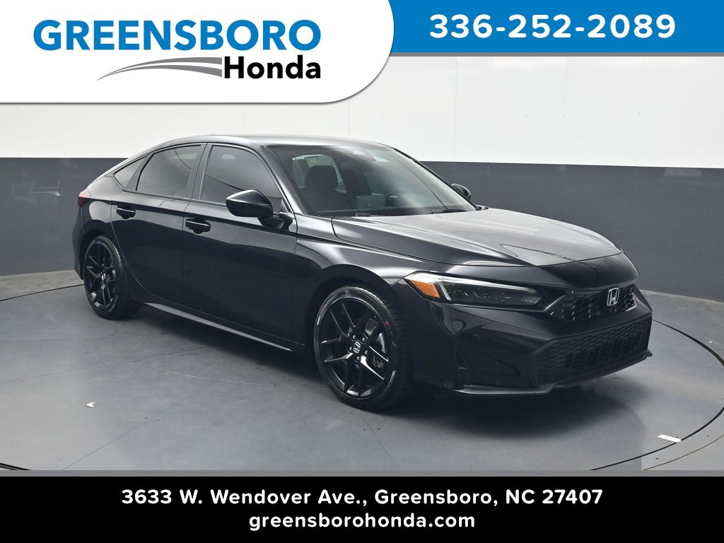 Blue Lagoon Pearl 2026 Honda Civic Hatchback Hatchback Front-Wheel Drive Continuously Variable Transmission