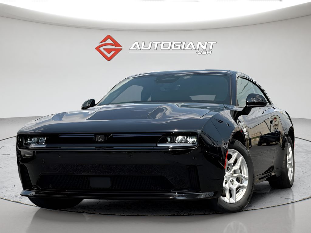 Diamond Black Crystal Pearlcoat 2025 Dodge Charger Daytona Coupe All-Wheel Drive 1-Speed Automatic