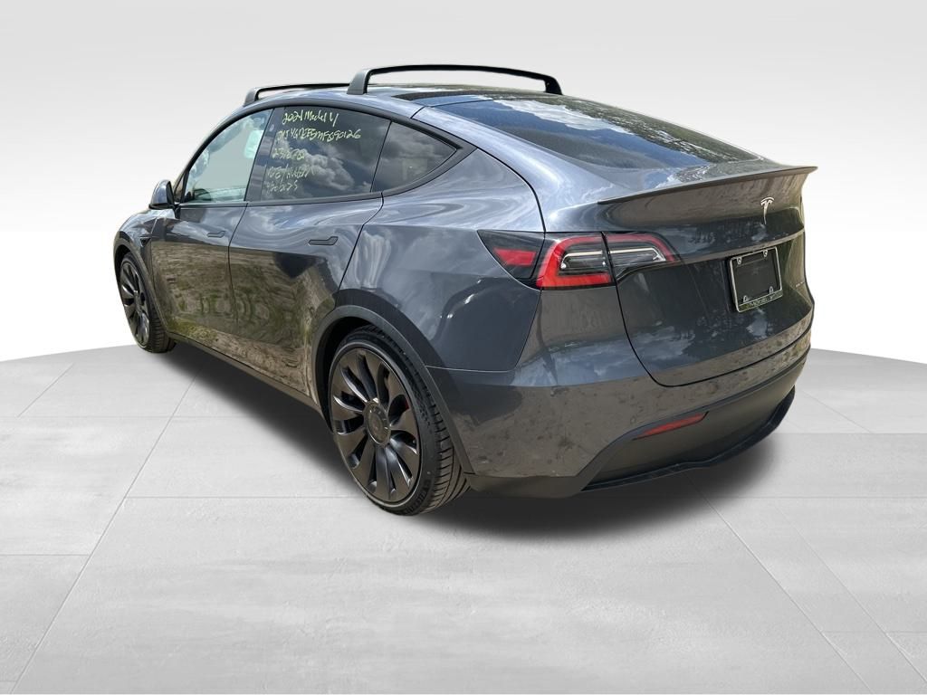 2021 Midnight Silver Metallic Tesla Model Y Performance AWD SUV