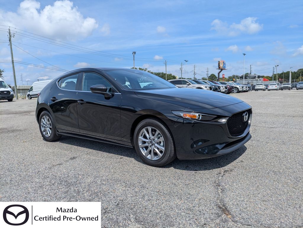 Jet Black Mica 2026 Mazda MAZDA3 Hatchback Front-Wheel Drive 6-Speed Automatic