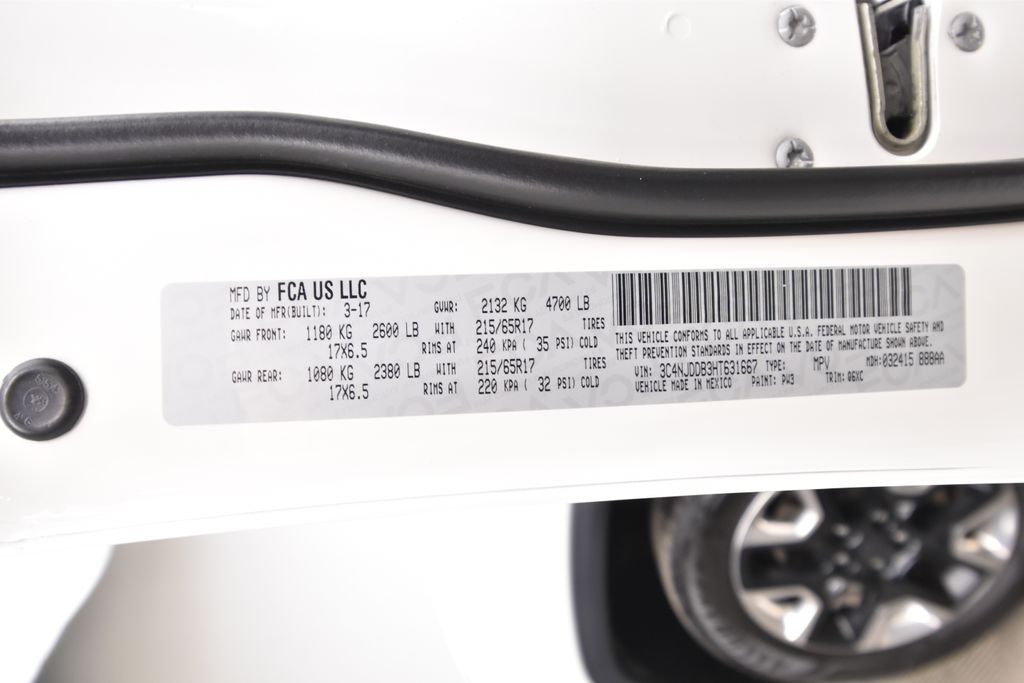 used 2017 Jeep New Compass car, priced at $15,889