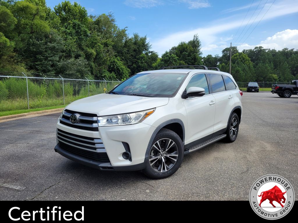 White (Blizzard Pearl) 2019 Toyota Highlander SUV / Crossover Front-Wheel Drive 6-Speed Automatic