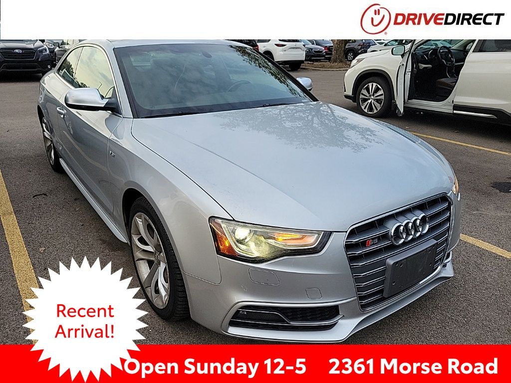 Ice Silver Metallic 2013 Audi S5 Coupe All-Wheel Drive 7-Speed Automatic