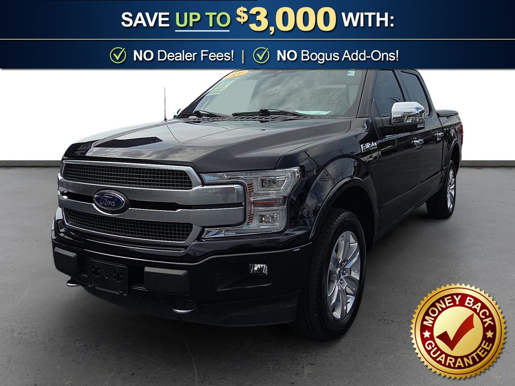 Black Metallic 2020 Ford F-150 Pickup Truck Four-Wheel Drive Automatic