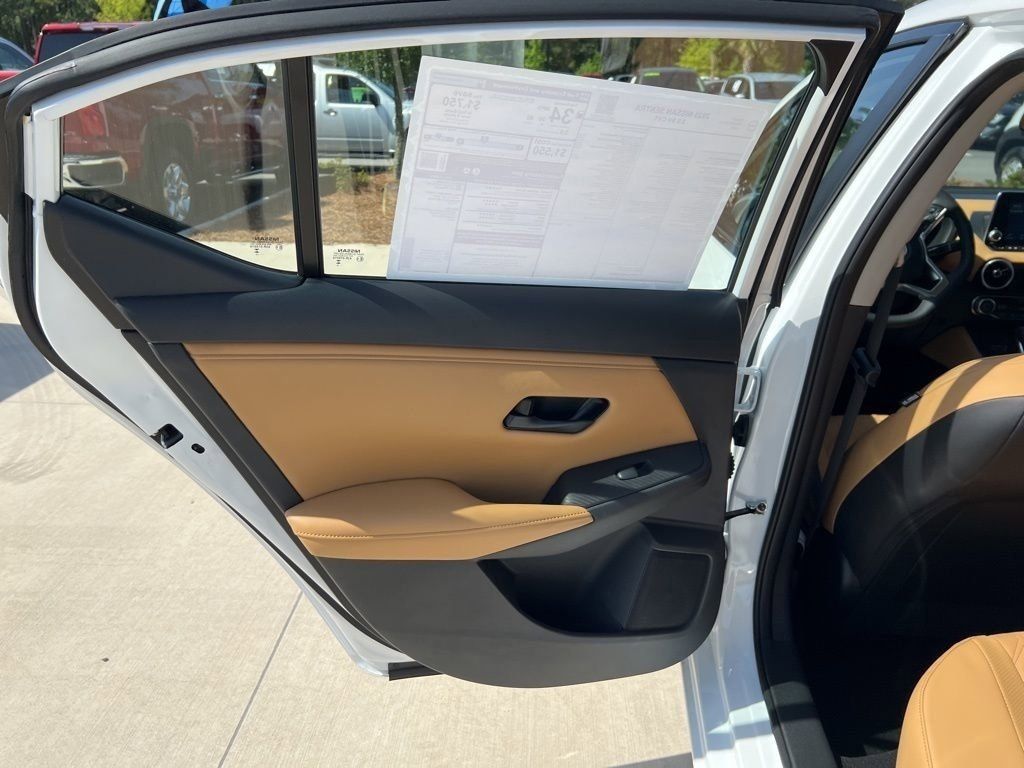 2025 Aspen White Tricoat Nissan Sentra SV FWD Sedan