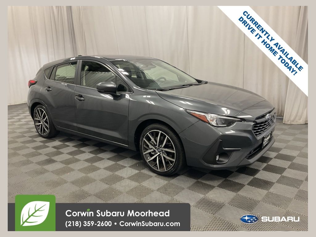 Gray 2026 Subaru Impreza Wagon All-Wheel Drive Continuously Variable Transmission