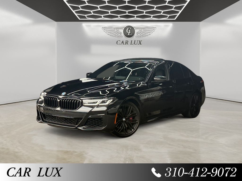 Black Sapphire Metallic 2023 BMW 5 Series Sedan Rear-Wheel Drive 8-Speed Automatic
