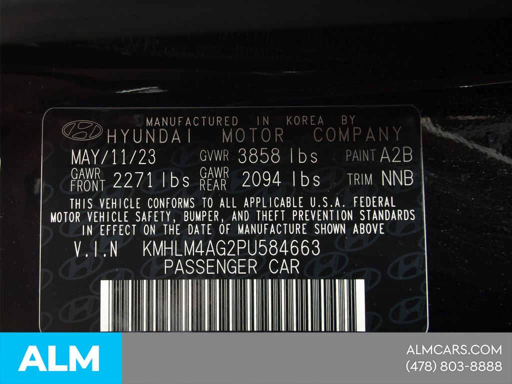 Used 2023 Black Hyundai SEL image 29