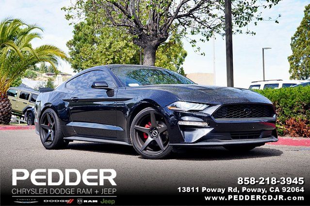 Shadow Black 2019 Ford Mustang EcoBoost Coupe RWD Coupe Rear-Wheel Drive 6-Speed Manual