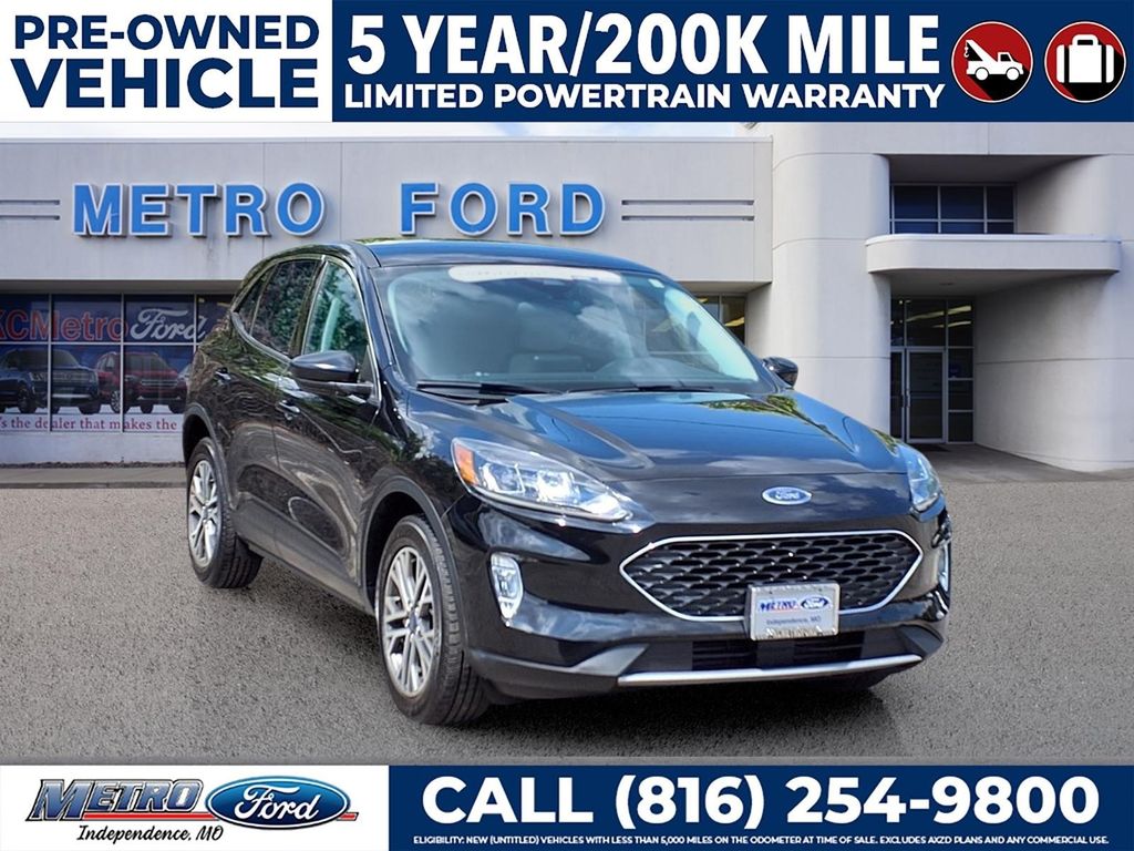 Agate Black Metallic 2022 Ford Escape SUV / Crossover All-Wheel Drive 8-Speed Automatic