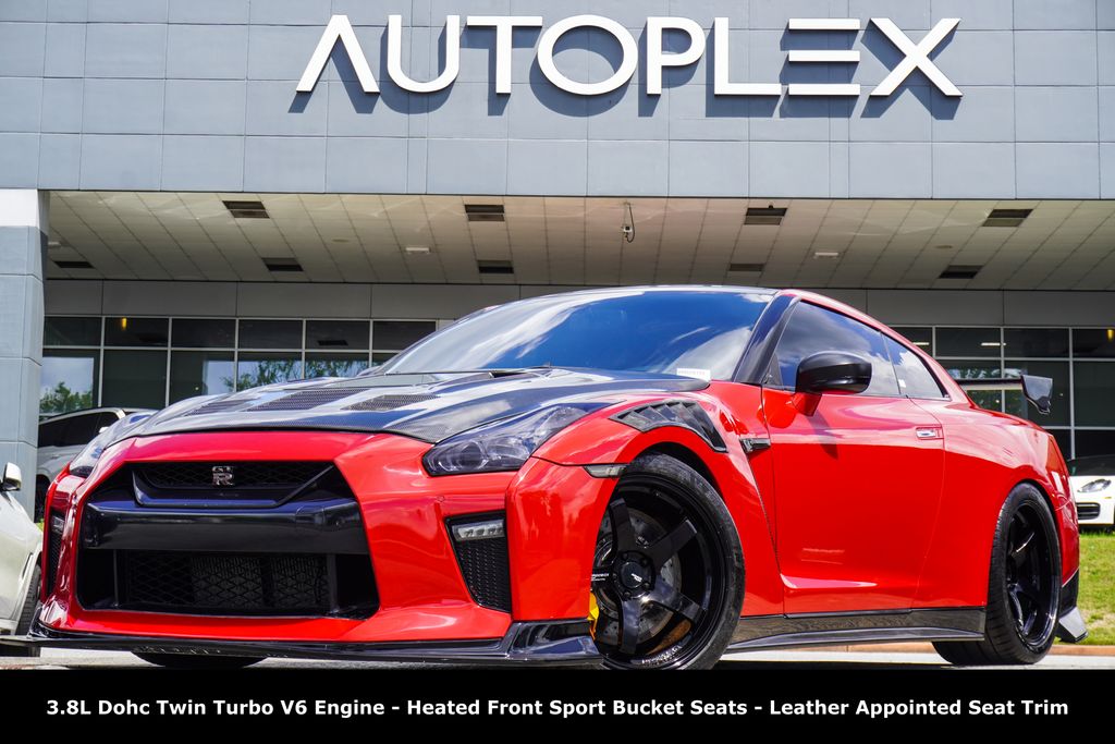 Solid Red 2017 Nissan GT-R Premium Coupe All-Wheel Drive 6-Speed Automatic