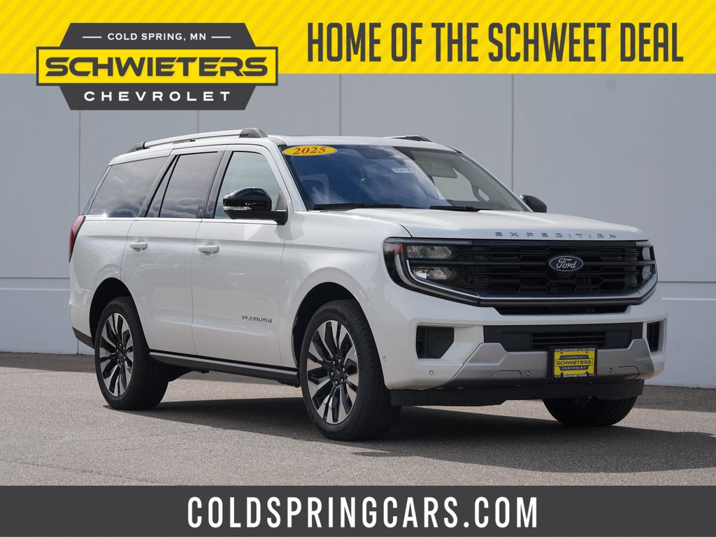 White Metallic 2025 Ford Expedition SUV / Crossover Four-Wheel Drive Automatic