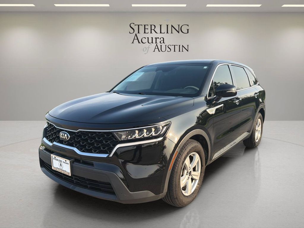 Ebony Black 2021 Kia Sorento SUV / Crossover Front-Wheel Drive 8-Speed Automatic