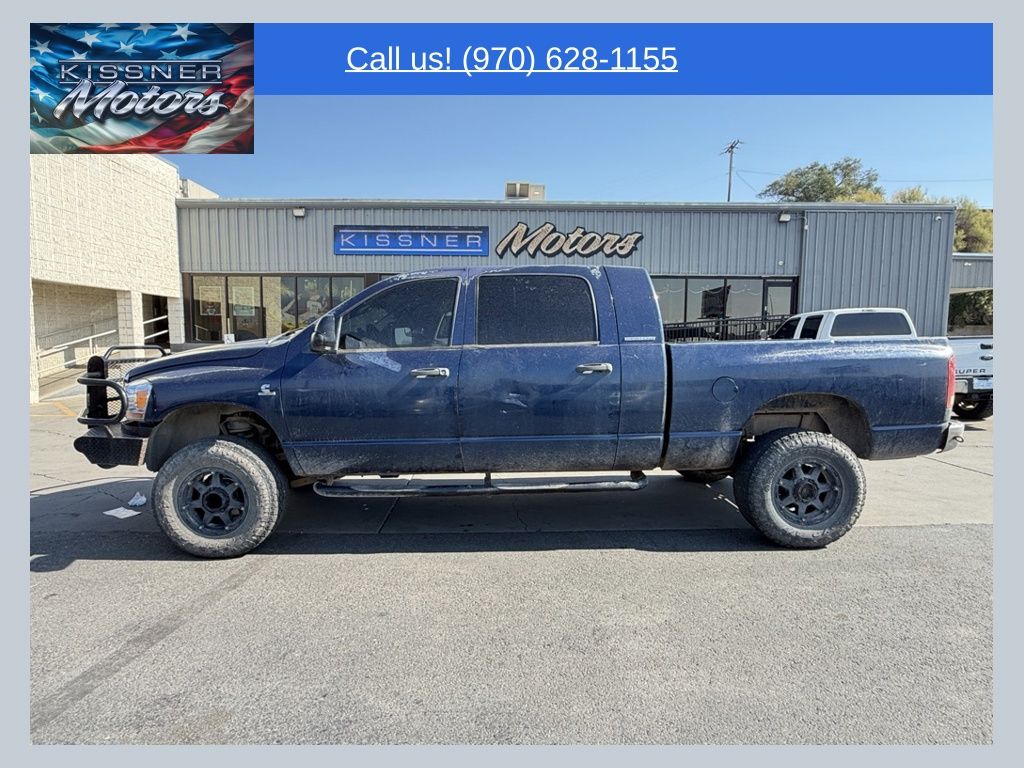 Patriot Blue Pearl 2006 Dodge RAM 2500 Pickup Truck Four-Wheel Drive 4-Speed Automatic