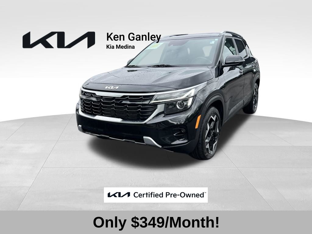 Fusion Black 2024 Kia Seltos SUV / Crossover All-Wheel Drive Continuously Variable Transmission