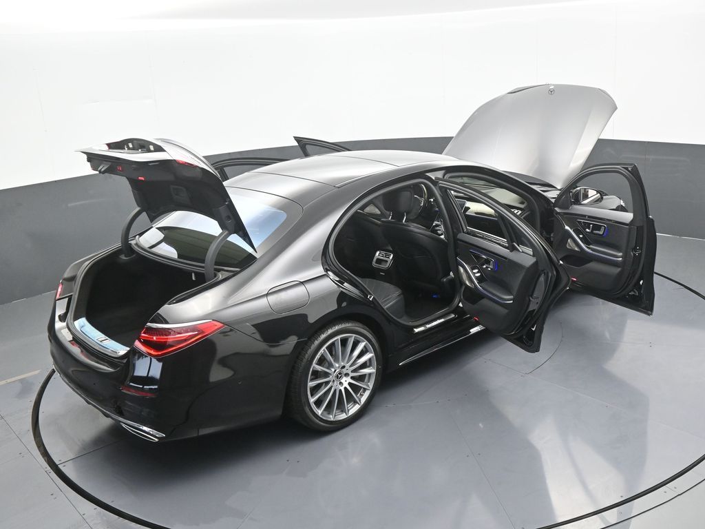 Used 2021 Obsidian Black/designo Diamon White Mercedes-Benz S 580 image 79