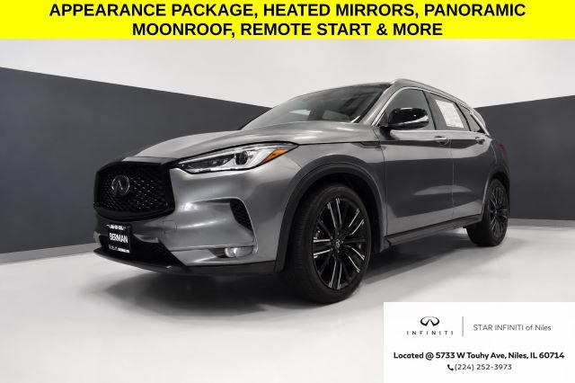 Gray (Graphite Shadow) 2022 INFINITI QX50 SUV / Crossover All-Wheel Drive Continuously Variable Transmission