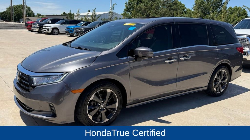Gray (Modern Steel Metallic) 2023 Honda Odyssey Elite FWD Minivan Front-Wheel Drive Automatic
